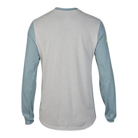 Koszulka rowerowa FOX RANGER DR Z DŁUGIM RĘKAWEM AVIATION GUNMETAL szary