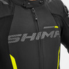 Kurtka tekstylna SHIMA SOLID 2.0 FLUO czarny żółty fluo