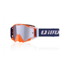 Gogle motocyklowe IMX SAND ORANGE/WHITE/BLUE SZYBA SILVER IRIDIUM + CLEAR pomarańczowy granatowy biały