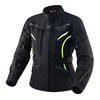 Kurtka tekstylna damska REBELHORN HIKER III LADY BLACK/FLO YELLOW czarny żółty fluo