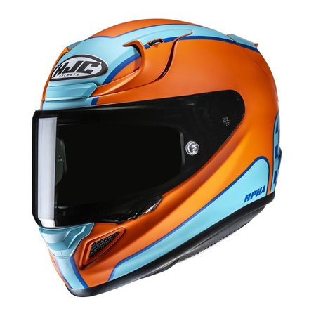Kask integralny HJC RPHA 12 RESPON ORANGE/BLUE pomarańczowy niebieski
