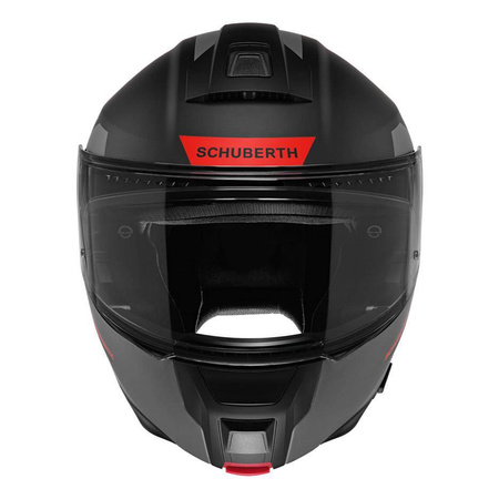 Kask szczękowy SCHUBERTH C5 ECE ECLIPSE ANTHRACITE czarny grafitowy czerwony