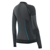Koszulka termoaktywna damska DAINESE DRY LS LADY BLACK/BLUE czarny niebieski