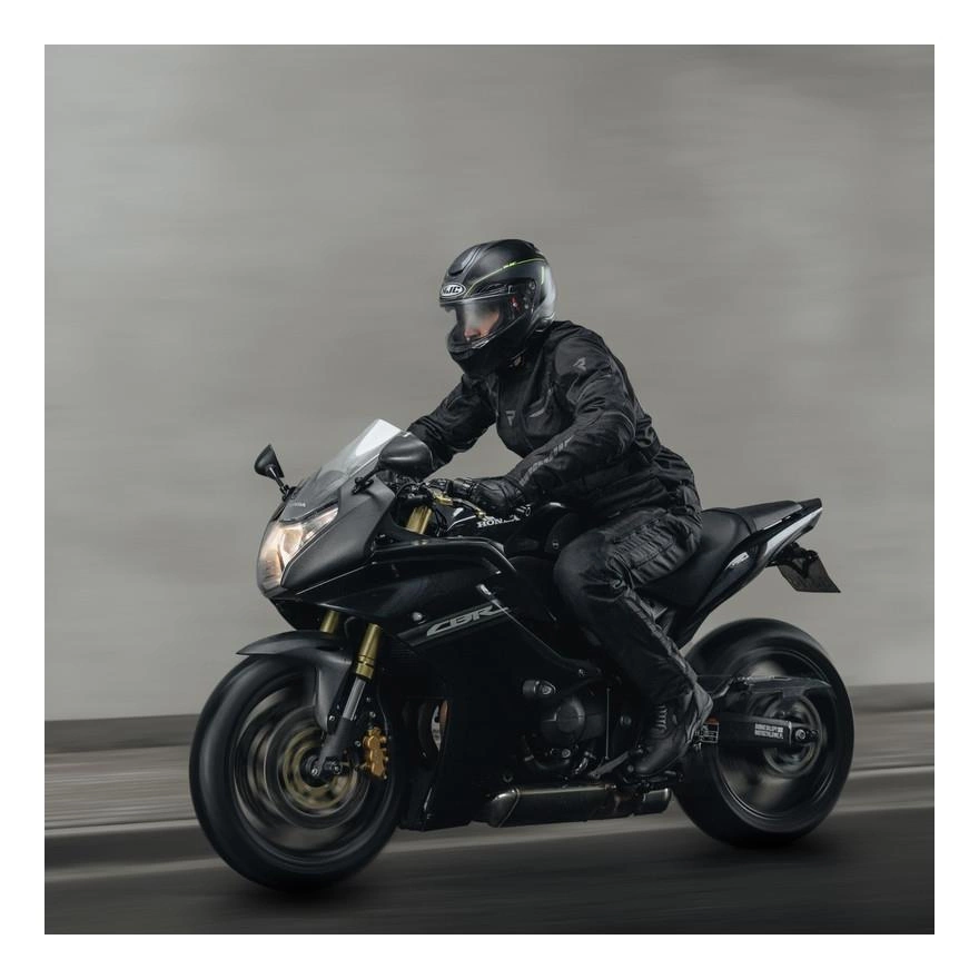Veste De Moto Textile Rebelhorn Hiker III - Homme, Protections CE Niveau 2, Membrane Imperméable Amovible