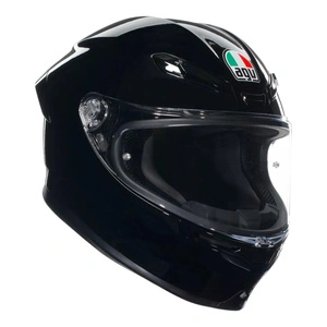 Kask integralny AGV K6 BLACK czarny