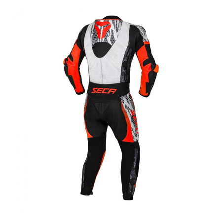 Kombinezon jednoczęściowy SECA SRS ONE FLUO RED czarny czerwony fluo biały