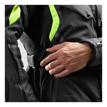 Kurtka tekstylna REBELHORN HIKER IV BLACK/ANTHRACITE/FLUO YELLOW czarny grafitowy żółty fluo