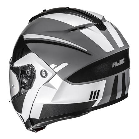 Kask szczękowy HJC C91N KAON BLACK/WHITE czarny biały