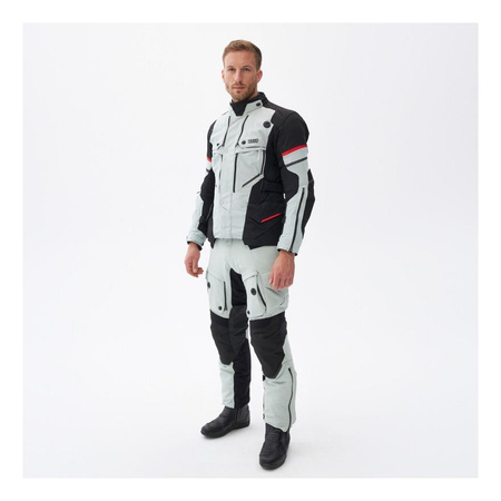 Kurtka tekstylna REBELHORN RANGE GREY/BLACK/RED szary czarny czerwony