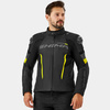 Kurtka tekstylna SHIMA SOLID 2.0 FLUO czarny żółty fluo