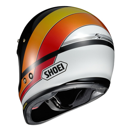 Kask integralny SHOEI EX-Zero Equation TC-10 czarny pomarańczowy czerwony biały