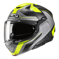 Kask szczękowy HJC F100 BIOS GREY/YELLOW szary żółty