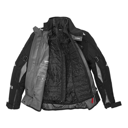 Kurtka tekstylna SPIDI ALLROAD BLACK czarny