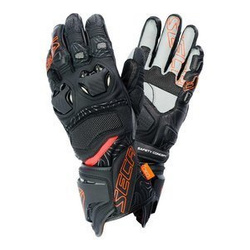 Rękawice sportowe SECA UKEMI PRO FLUO RED czarny czerwony fluo szary