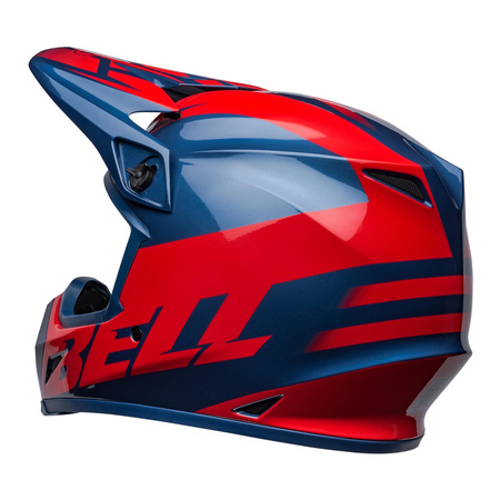 Kask cross BELL MX-9 MIPS DISRUPT TRUE BLUE/RED niebieski czerwony