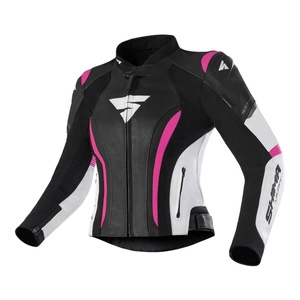Kurtka skórzana damska SHIMA MIURA 2.0 PINK czarny biały różowy
