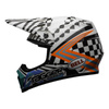 Kask cross BELL MX-9 MIPS TAGGER CHECK ME OUT GLOSS WHITE/BLACK biały czarny mat czerwony fluo niebieski zielony