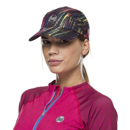 Czapka z daszkiem BUFF PRO RUN CAP R-WIRA BLACK