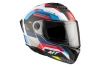 Kask szczękowy MT ATOM 2 SV BAST WHITE/BLUE/RED biały niebieski czerwony czarny