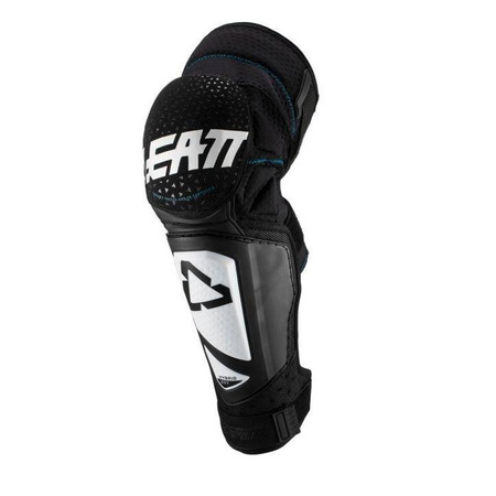 Ochraniacze kolan LEATT 3DF HYBRID EXT WHITE/BLACK czarne białe