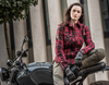Koszula motocyklowa damska SHIMA RENEGADE LADY RED czerwony czarny