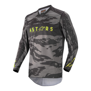 Bluza cross dziecięca ALPINESTARS RACER JUNIOR TACTICAL BLACK/GREY CAMO/FLUO YELLOW czarny szary żółty fluo