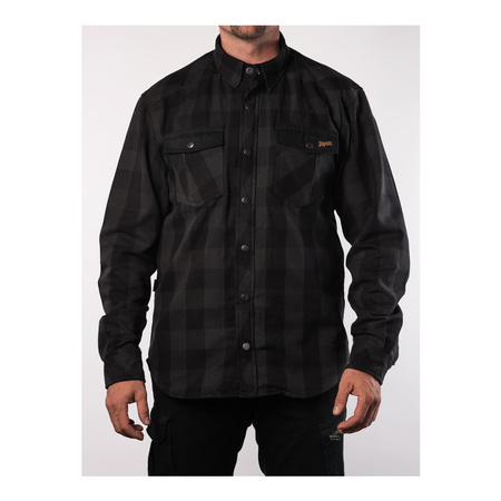 Koszula motocyklowa BROGER ALASKA BLACK/GREY czarny szary