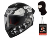 Kask integralny AXXIS FENIX ANGRY FACE B2 MATT czarny szary