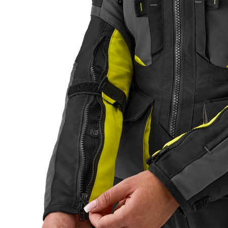 Kurtka tekstylna damska SHIMA HERO 2.0 LADY FLUO czarny szary żółty fluo