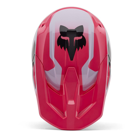 Kask cross FOX V1 LEAN PINK różowy biały