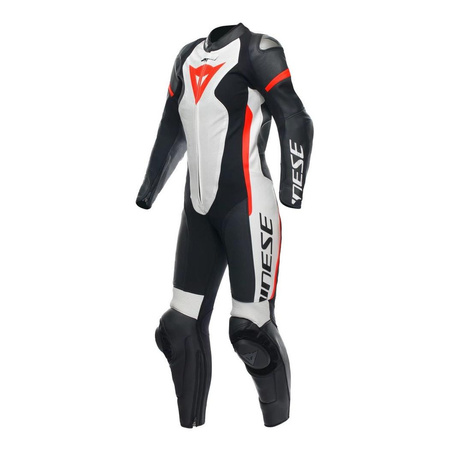 Kombinezon jednoczęściowy damski DAINESE GROBNIK PERFORATED LADY BLACK/WHITE/RED czarny biały czerwony