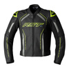 Kurtka skórzana RST S1 CE BLACK/GREY/FLO YELLOW czarny szary żółty fluo