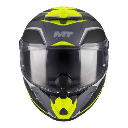 Kask integralny MT THUNDER 4 R SV WIND TUNNEL B3 MATT czarny szary żółty fluo