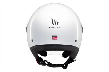 Kask otwarty MT STREET S SOLID GLOSS PEARL WHITE biały