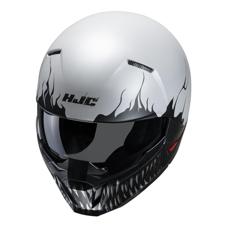 Kask otwarty HJC I20 SCRAW GREY/BLACK szary czarny