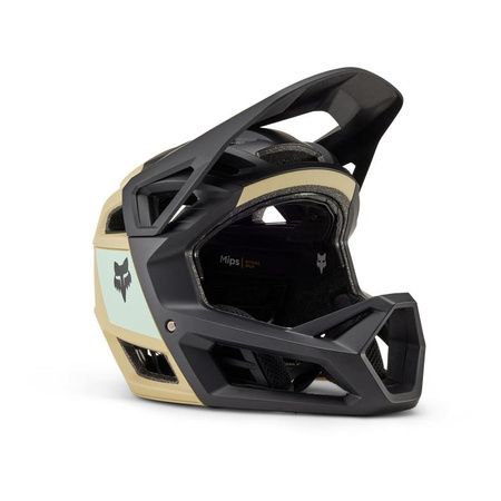 Kask rowerowy FOX PROFRAME RS NUF OAT beżowy czarny