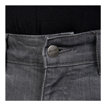 Jeansy motocyklowe OZONE STRIKER REGULAR WASHED GREY szary