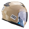 Kask integralny SCORPION EXO 491 CODE SAND/BLUE beżowy niebieski