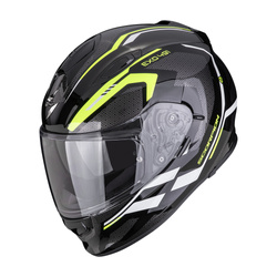 Kask integralny SCORPION EXO 491 KRIPTA BLACK/YELLOW/WHITE czarny żółty biały
