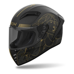 Kask integralny AIROH CONNOR TITAN MATT czarny złoty