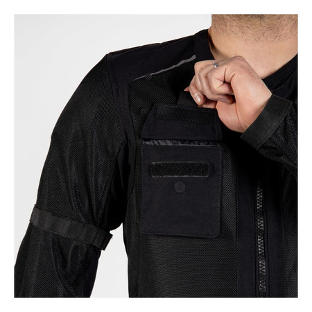Kurtka tekstylna REBELHORN BRUTALE BLACK czarny