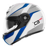 Kask szczękowy SCHUBERTH C3 PRO ECE SESTANTE BLUE biały szary niebieski