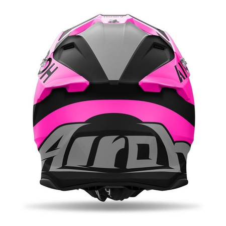 Kask cross AIROH TWIST 3 KING PINK MATT różowy szary czarny