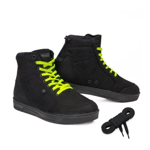 Buty krótkie OZONE TOWN BLACK/FLO YELLOW czarny żółty fluo