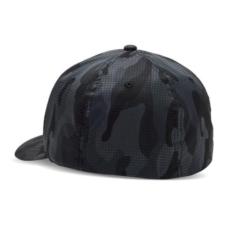 Czapka z daszkiem FOX HEAD TECH FLEXFIT BLACK CAMO czarny