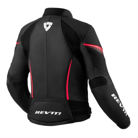 Kurtka skórzana damska REVIT XENA 4 LADY BLACK/PINK czarny różowy