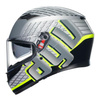 Kask integralny AGV K3 FORTIFY GREY/BLACK/FLUO YELLOW szary żółty fluo czarny