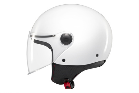 Kask otwarty MT STREET S SOLID GLOSS PEARL WHITE biały