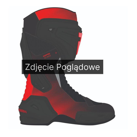 Buty sportowe REBELHORN GTR BLACK/FLUO RED czarny czerwony fluo