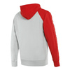 Bluza DAINESE PADDOCK FULL-ZIP HOODIE GREY/RED szary czerwony
